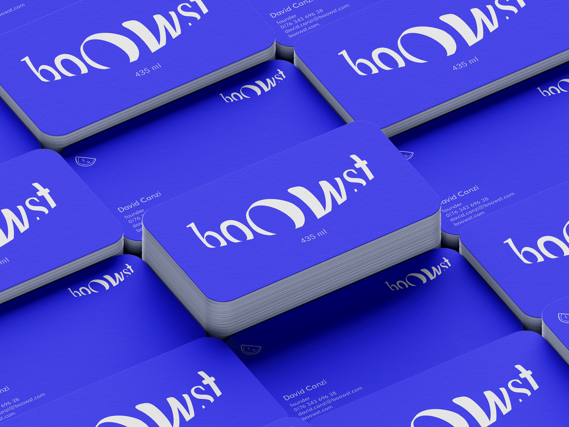 boowst Corporate Design 2020, business cards