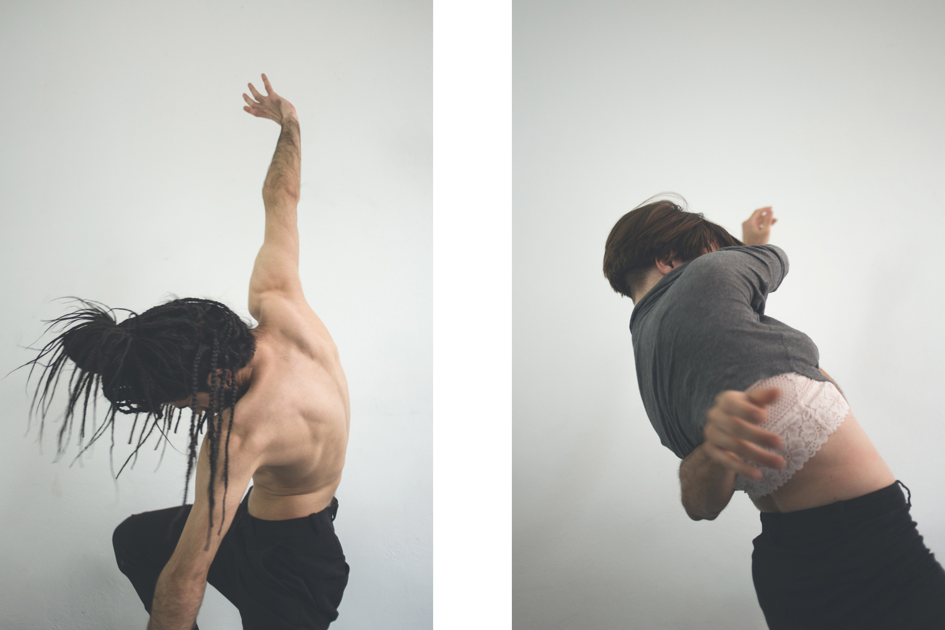 ZWEI, ZWEI x 5, Photography; Dance Photography; Dance Ensemble; Exhibition; DIE WEISSE ROSE Berlin; Photographs by Darwin Stapel; Photographer; Berlin; Berlin Photographer